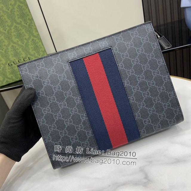 Gucci專櫃古馳最新款Ophidia系列手包男士手拿包 jh2279型號：475316